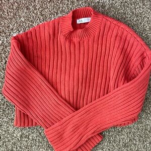 Zara cropped sweater